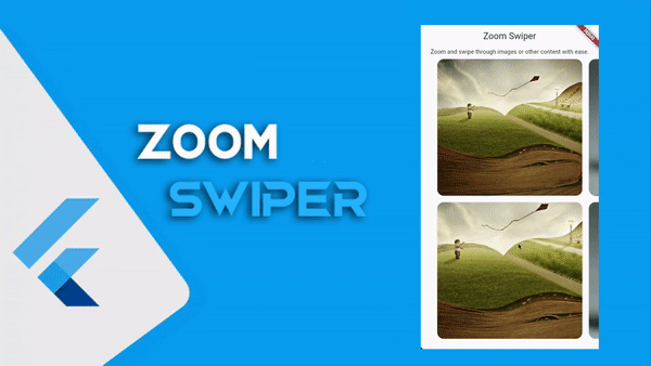 تحريك الصور اثناء التمرير مع تكبير الصوره التي تظهر بالمنتصف في Flutter