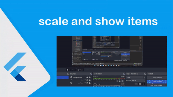 عمل scale للعناصر عند تمرير الماوس عليه في صفحات ويب فلاتر