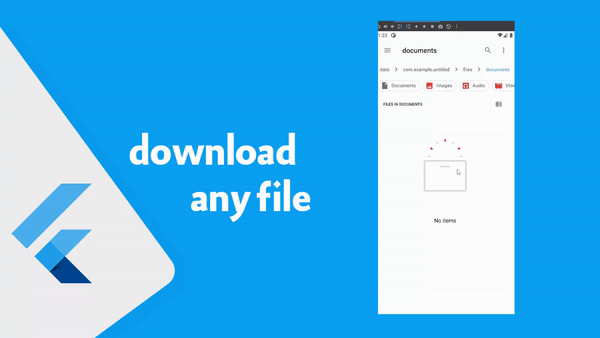 شرح كيفية تحميل ملف من الانترنت في flutter مع اظهار نسبة التحميل
