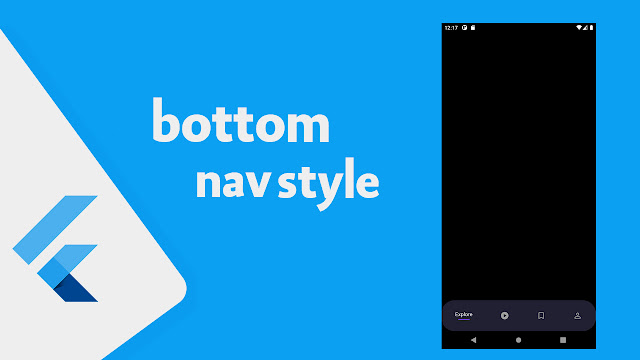 كيفية تخصيص تصميم مختلف لعرض bottomNavigationBar في Flutter