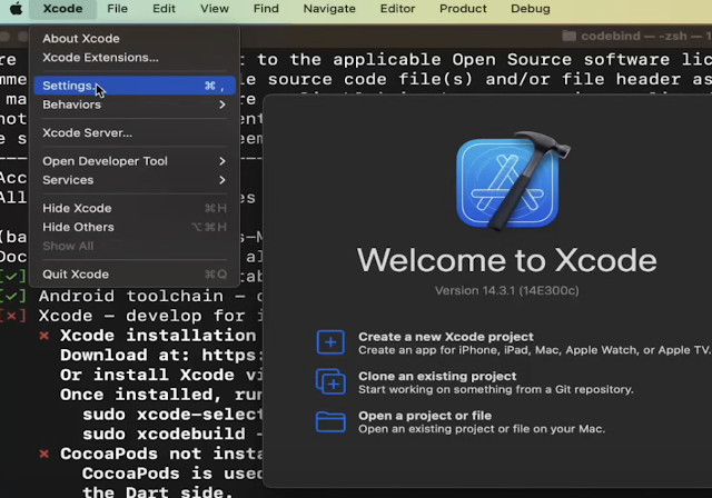 كيفيه تثبيت Flutter على Mac – خطوة بخطوة