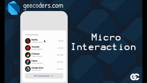 شرح Micro Interactions في Flutter: كيف تجعل تطبيقك أكثر تفاعلاً وتحسن تجربة المستخدم