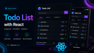 شرح React Todo List TypeScript لبناء تطبيق مهام احترافي خطوة بخطوة