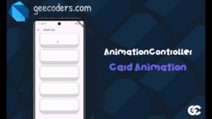 شرح Flutter AnimationController Card Stack لبناء تفاعل كروت متحركة واحترافية في Flutter