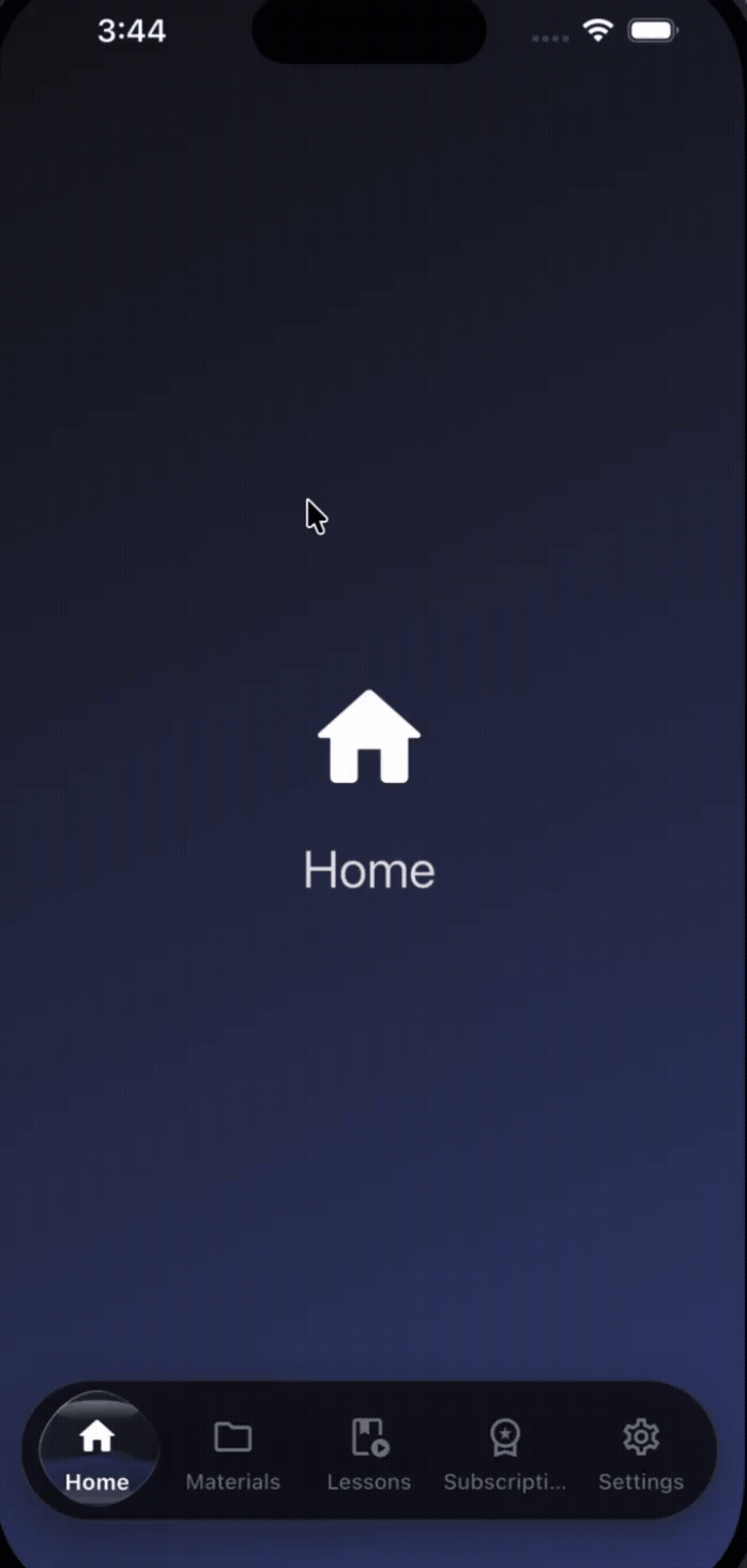 شرح مكتبة liquid_glass_bottom_nav_water_effect لإنشاء Bottom Navigation بتأثير الماء في Flutter