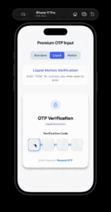 شرح مكتبة premium_otp_input لإنشاء شاشة OTP احترافية في Flutter