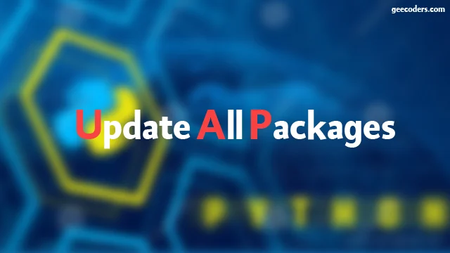 تحديث مكتبات Python باستخدام pip بأمان داخل venv