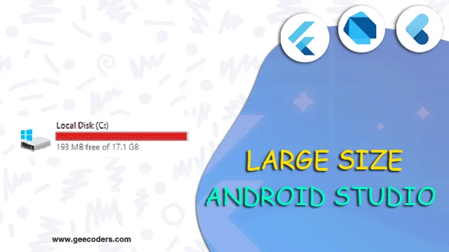 حل مشكلة ارتفاع مساحة القرص c بعد تثبيت الemulator في android studio