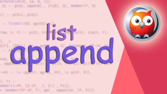 كيفية اضافة عنصر داخل list في لغة البرولوج – (add value in list (prolog code