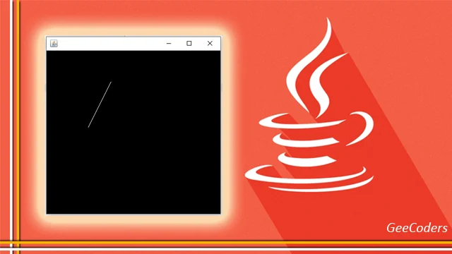 رسم خط في Java باستخدام Graphics وSwing