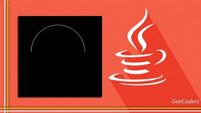 رسم قوس في Java باستخدام Graphics2D: شرح الكود والزوايا