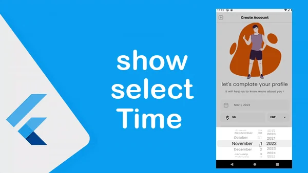 تخصيص عرض اختيار التاريخ في flutter الى reel كاجهزة ios