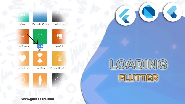 تغيير علامة التحميل في فلاتر الى مجموعه من الاشكال الرائعه | flutter spinkit