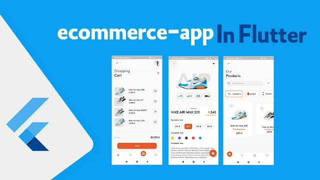تطبيق متجر اليكتروني باستخدام Flutter للتعديل والنشر